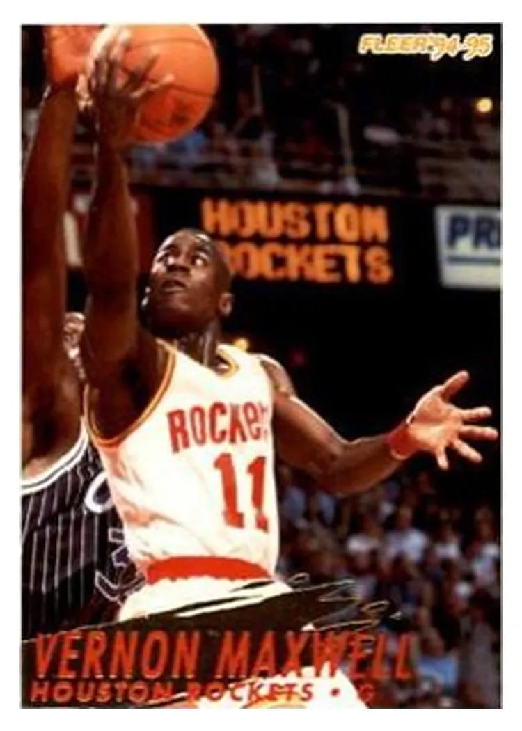 1994 Fleer Vernon Maxwell #84 card