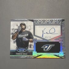 2025 Topps Tier One Top Shelf Signatures Vernon Wells #TSS-VW card