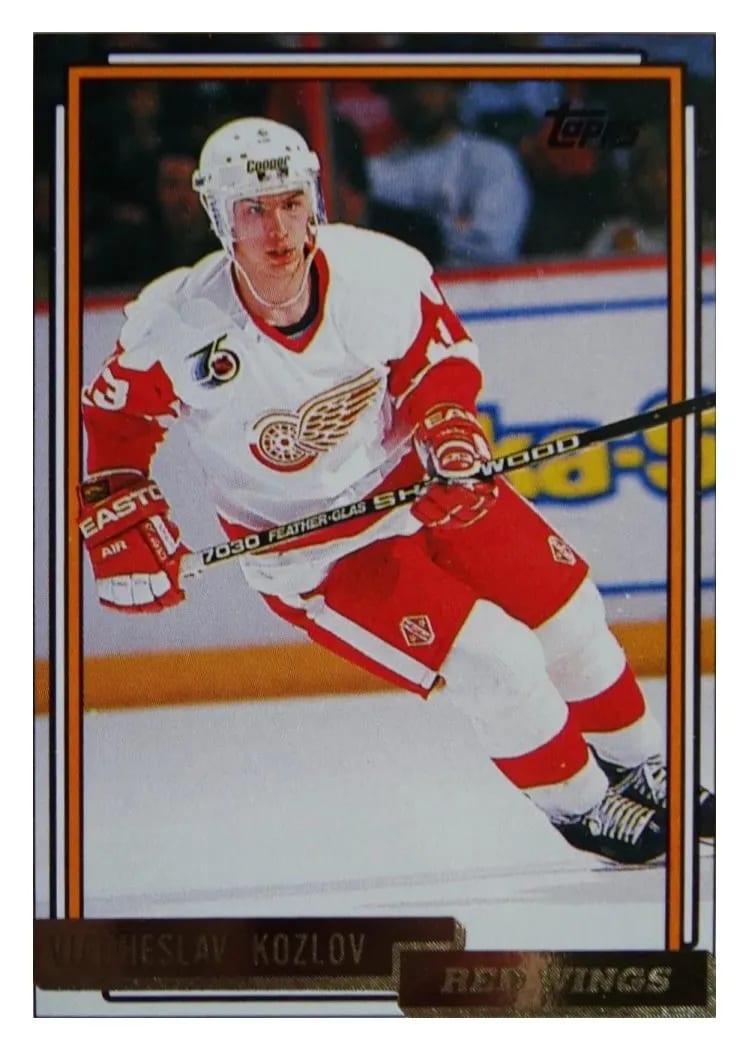 1992 Topps Viacheslav Kozlov #35 card