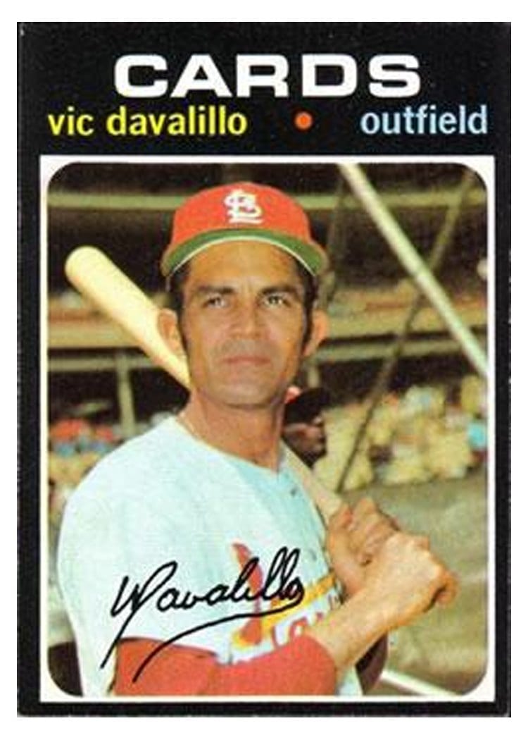1971 Topps Vic Davalillo #4 card