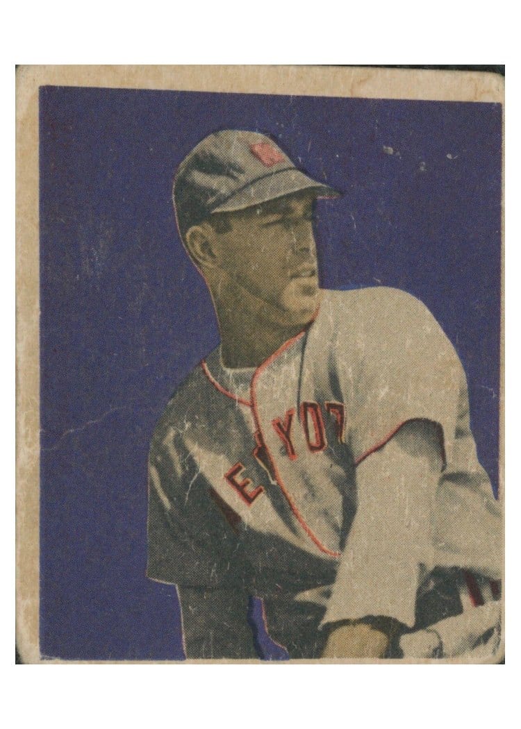 1949 Bowman Vic Raschi #35 card