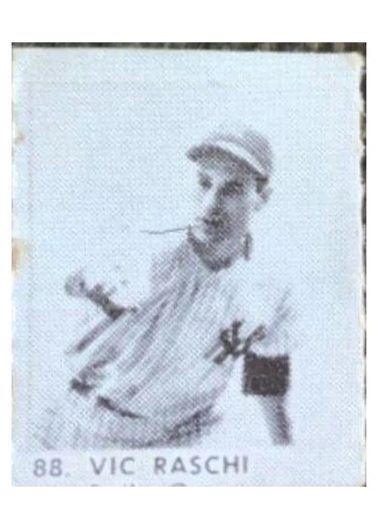 1950 R423 Vic Raschi #88 card