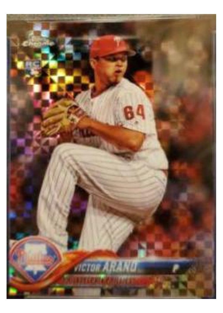 2018 Topps Chrome Base Set Victor Arano #9 card