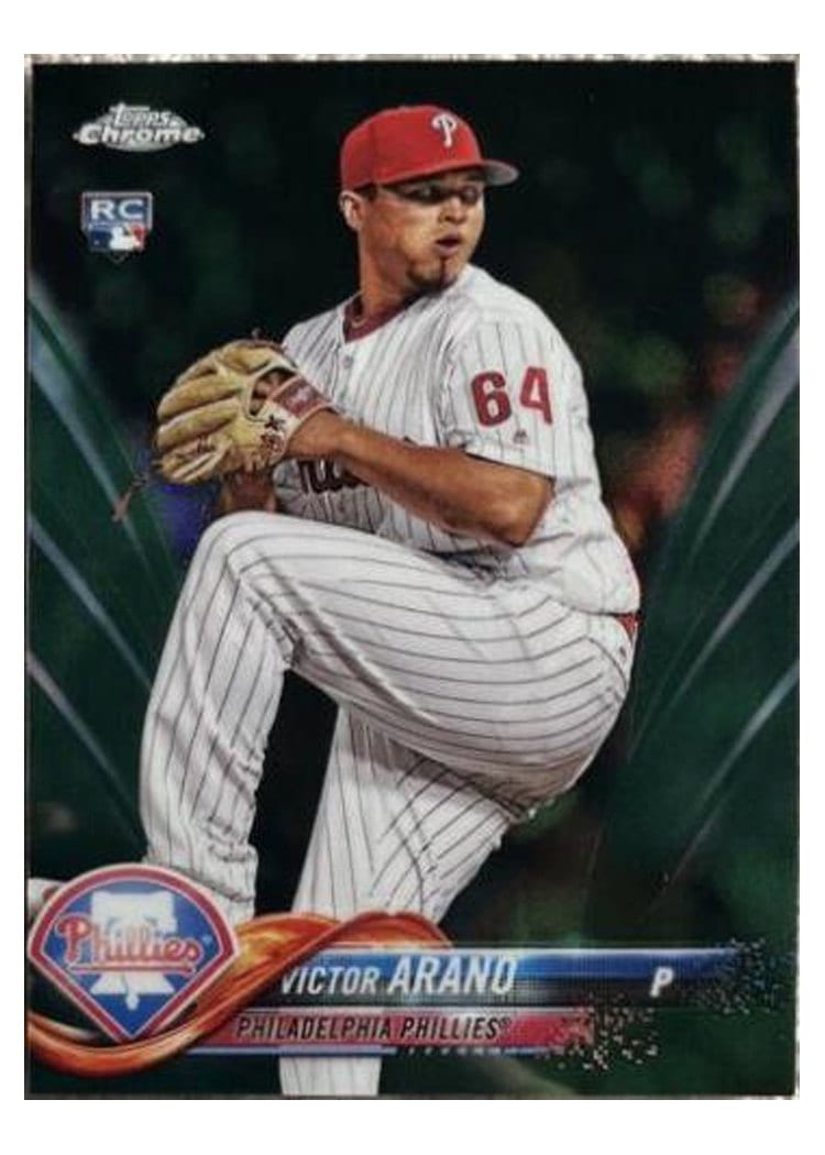 2018 Topps Chrome Base Set Victor Arano #9 card
