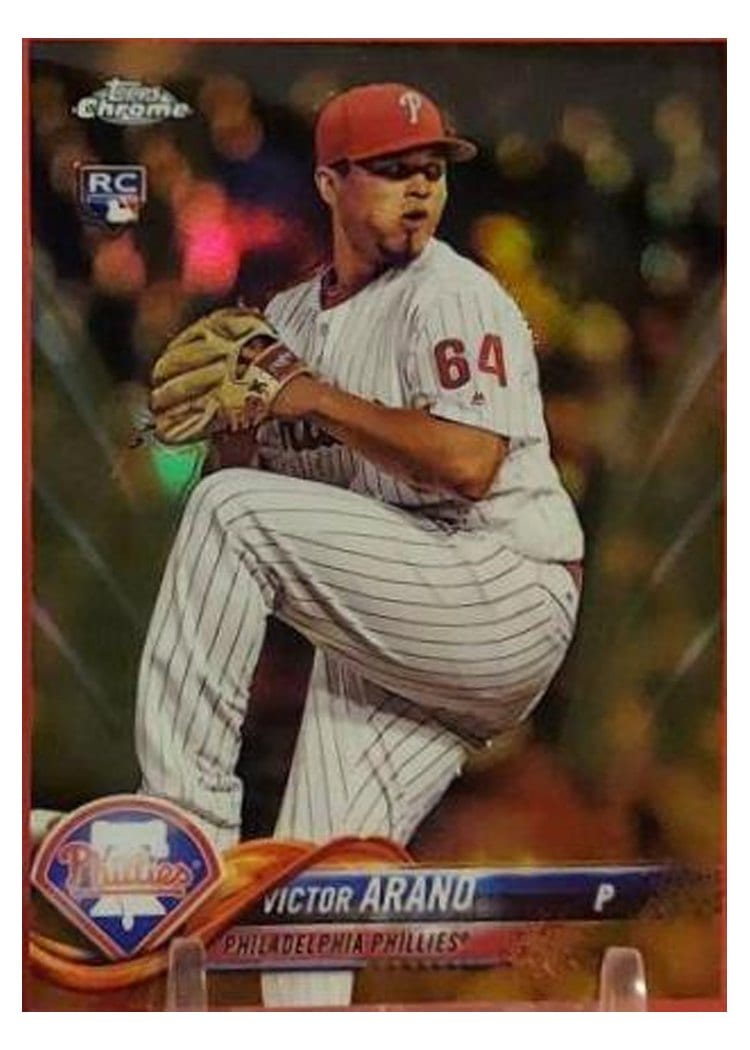 2018 Topps Chrome Base Set Victor Arano #9 card