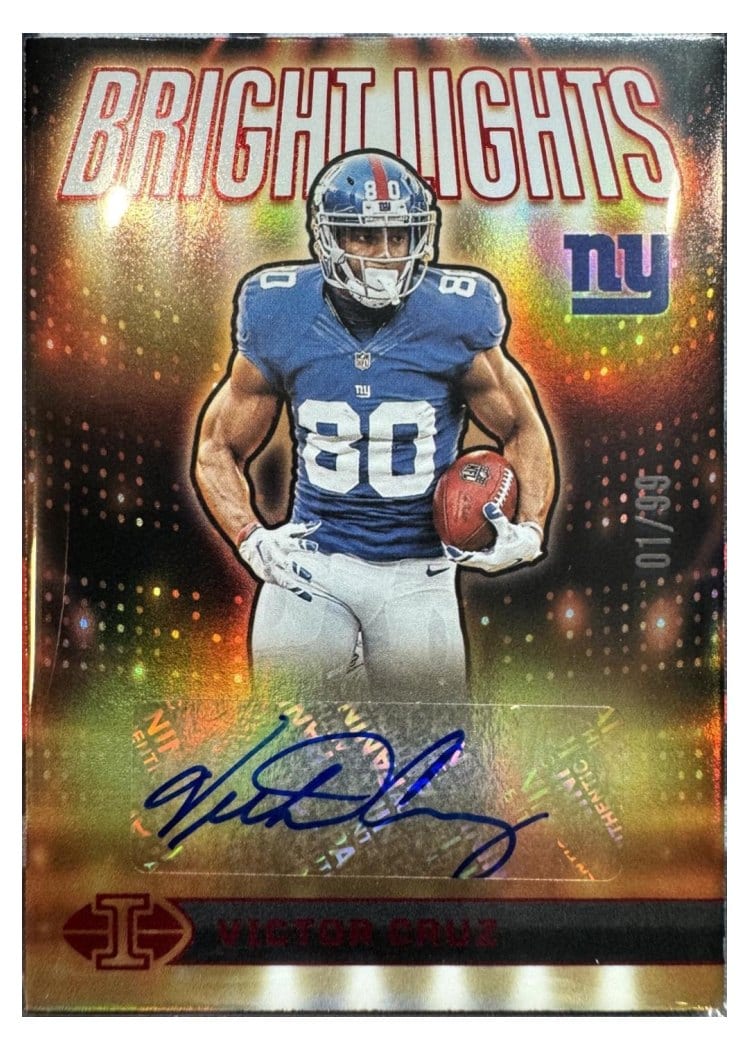 2024 Panini Illusions Bright Lights Signatures Victor Cruz #29 card