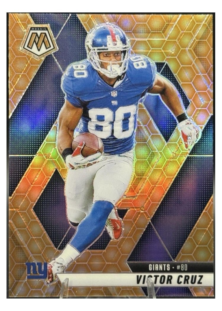 2025 Panini Mosaic Base Set Victor Cruz #123 card
