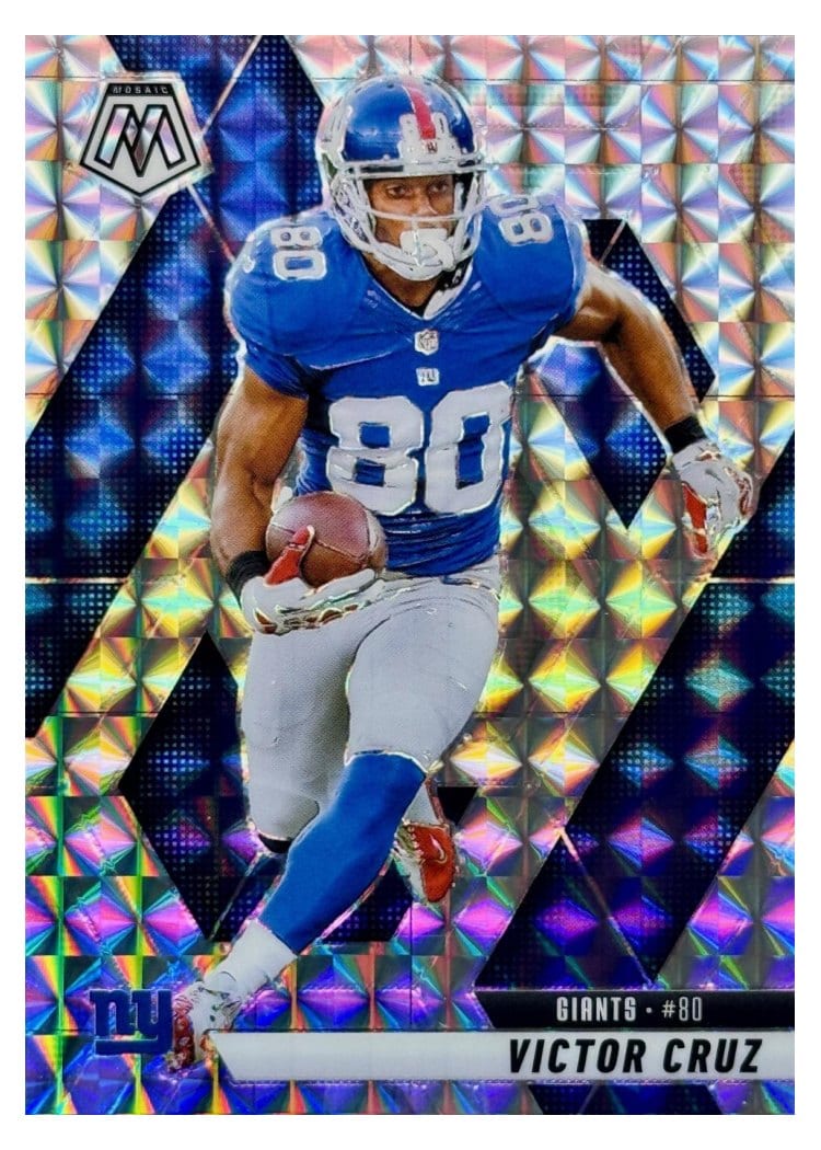 2025 Panini Mosaic Base Set Victor Cruz #123 card