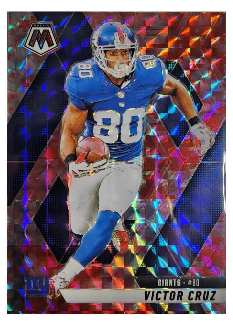2025 Panini Mosaic Base Set Victor Cruz #123 card