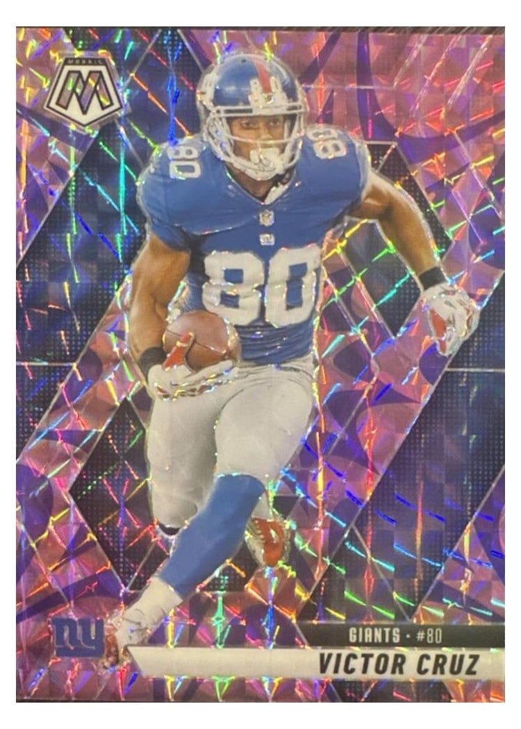2025 Panini Mosaic Base Set Victor Cruz #123 card