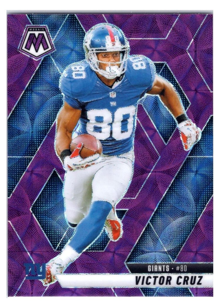 2025 Panini Mosaic Base Set Victor Cruz #123 card