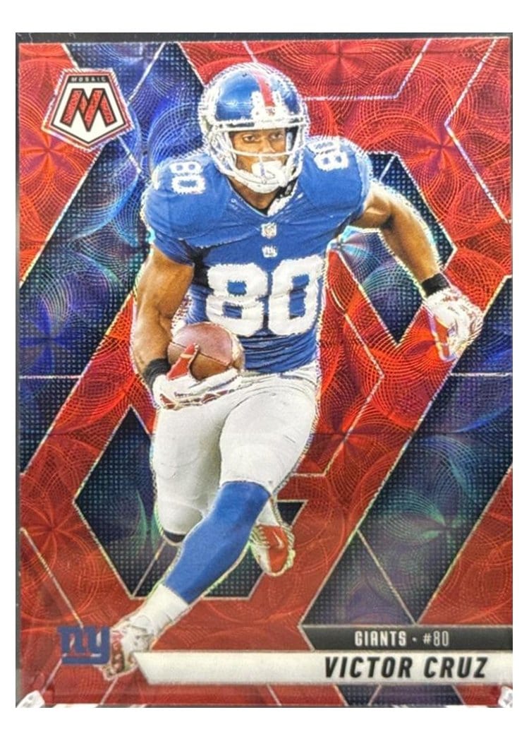 2025 Panini Mosaic Base Set Victor Cruz #123 card