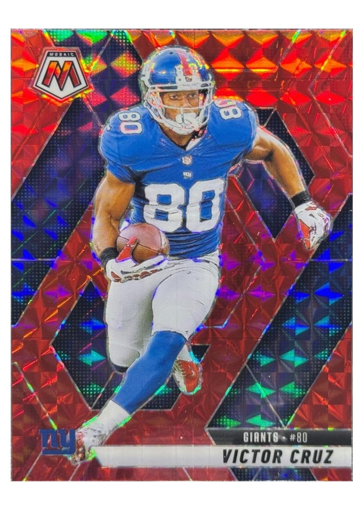 2025 Panini Mosaic Base Set Victor Cruz #123 card
