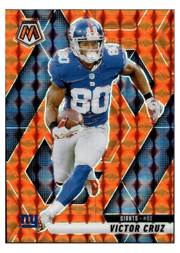 2025 Panini Mosaic Base Set Victor Cruz #123 card