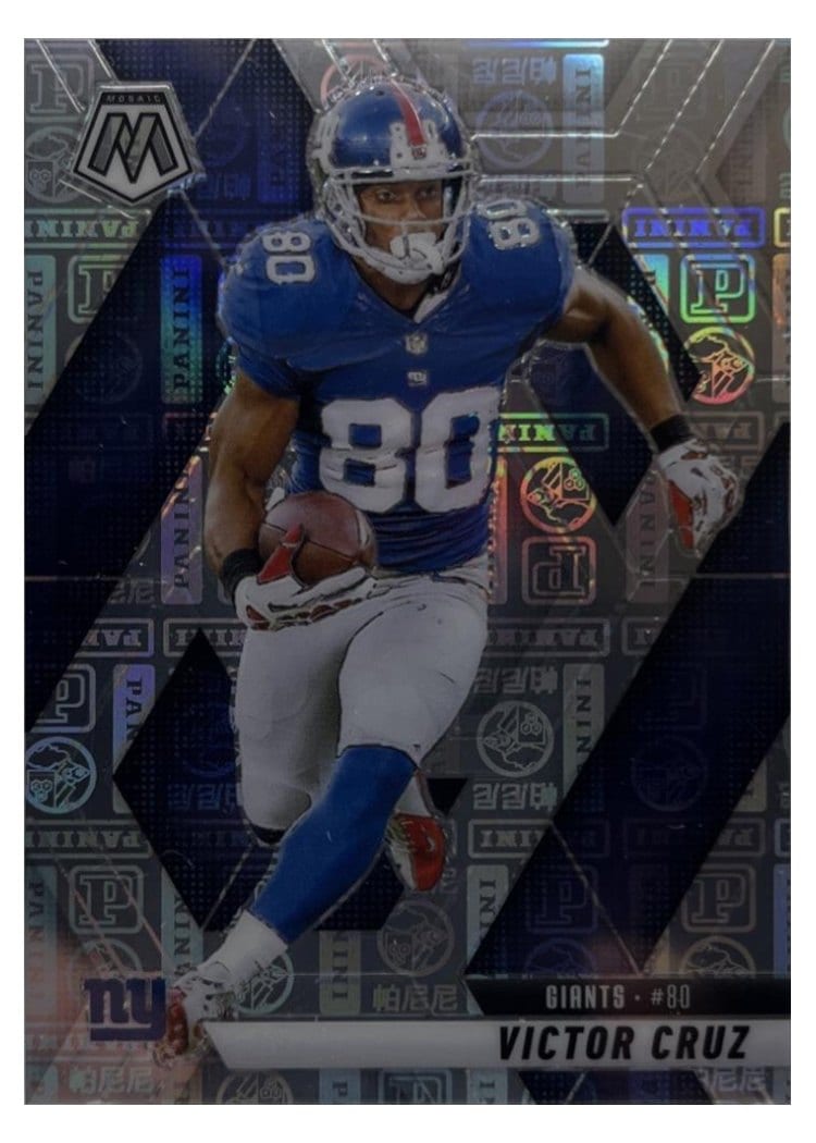 2025 Panini Mosaic Base Set Victor Cruz #123 card