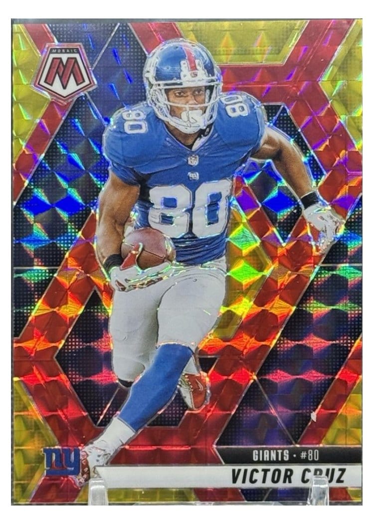 2025 Panini Mosaic Base Set Victor Cruz #123 card