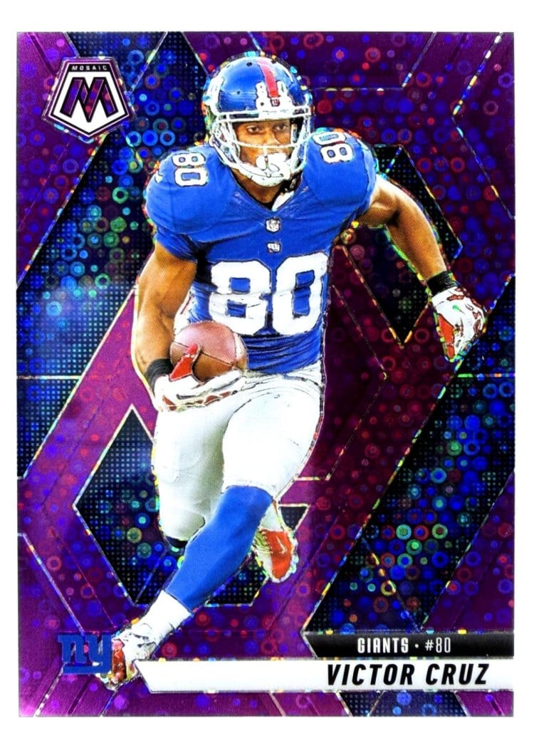 2025 Panini Mosaic Base Set Victor Cruz #123 card