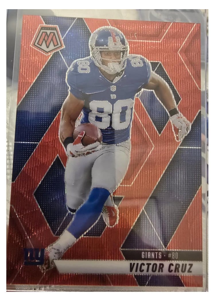2025 Panini Mosaic Base Set Victor Cruz #123 card