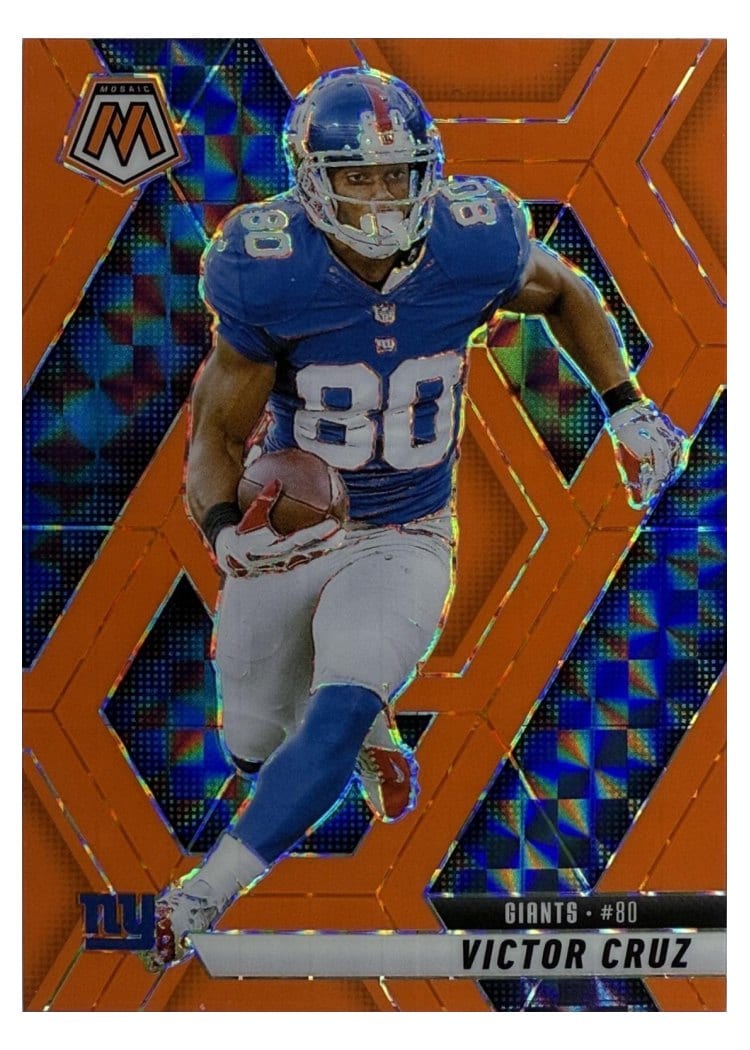 2025 Panini Mosaic Base Set Victor Cruz #123 card