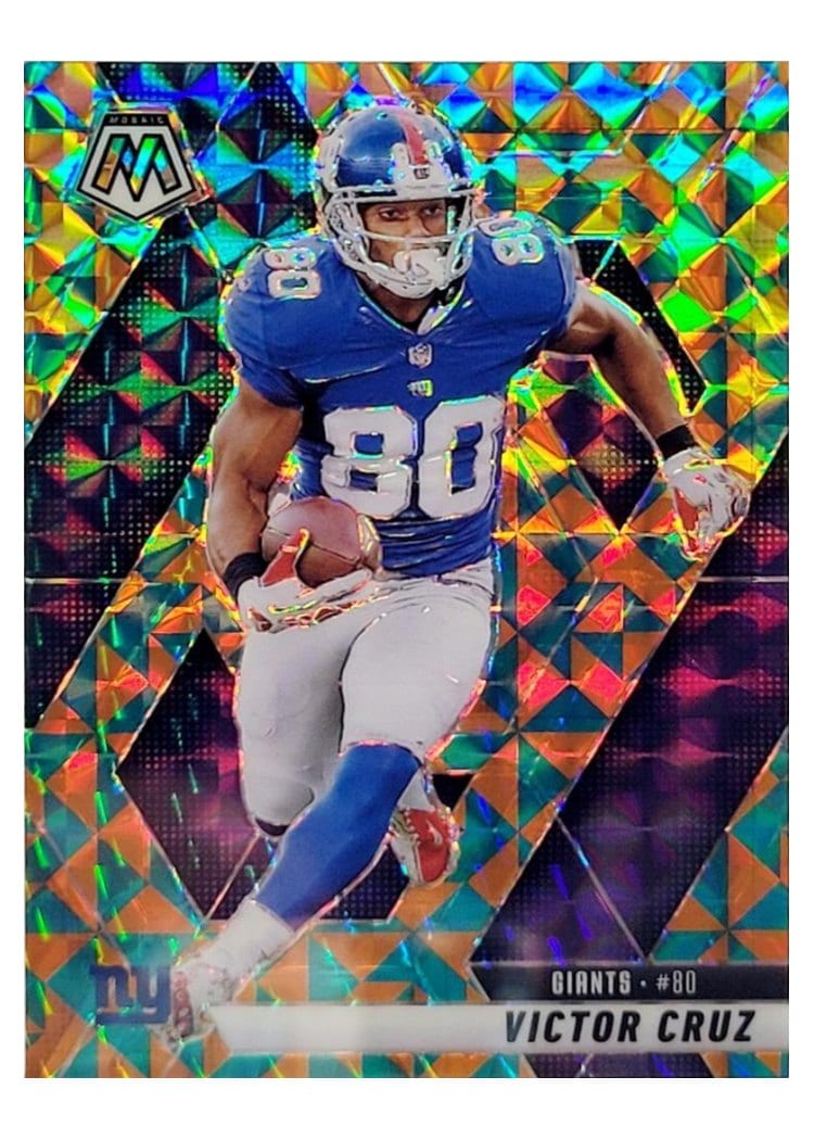 2025 Panini Mosaic Base Set Victor Cruz #123 card