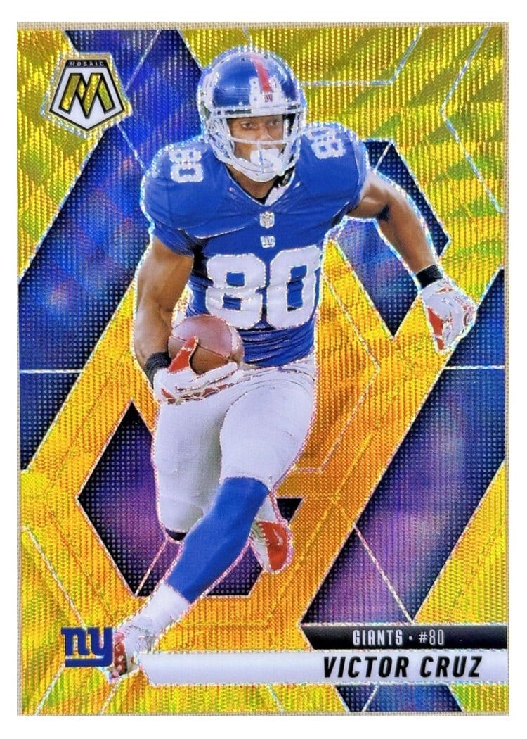 2025 Panini Mosaic Base Set Victor Cruz #123 card