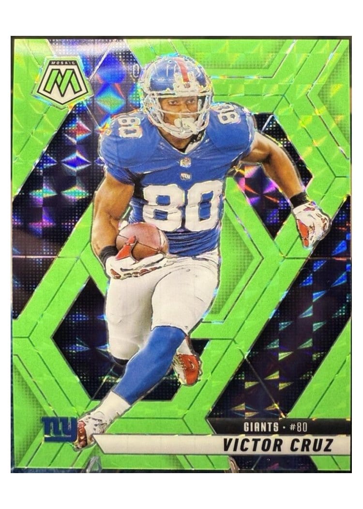 2025 Panini Mosaic Base Set Victor Cruz #123 card