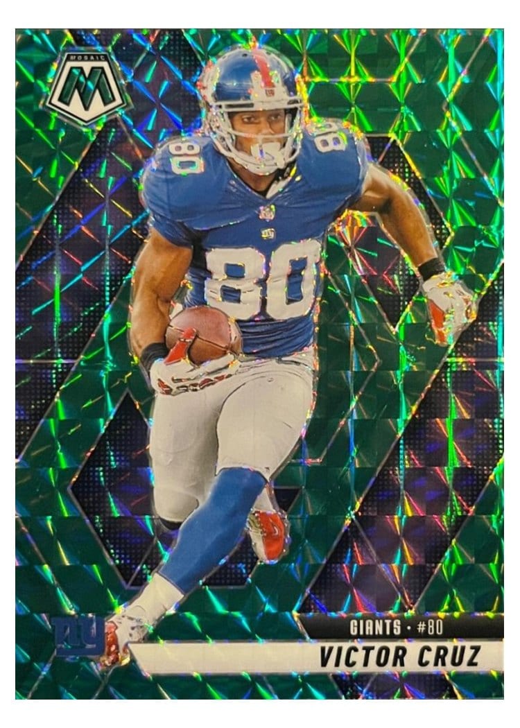 2025 Panini Mosaic Base Set Victor Cruz #123 card