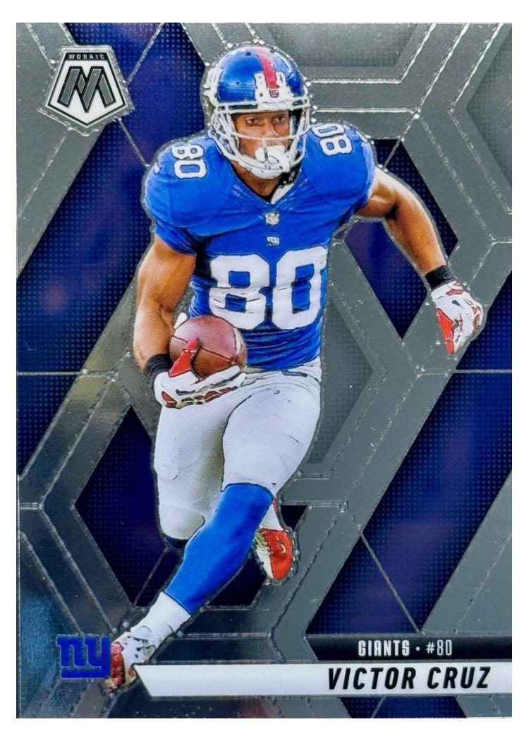 2025 Panini Mosaic Base Set Victor Cruz #123 card