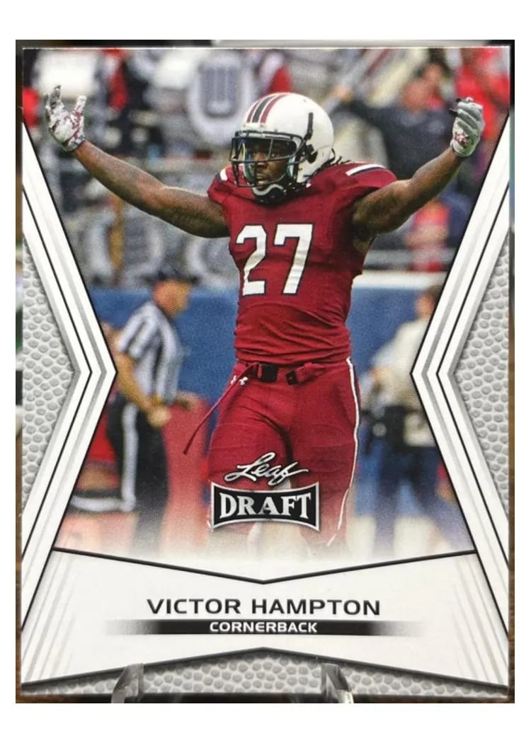 2014 Leaf Draft Victor Hampton #90 card