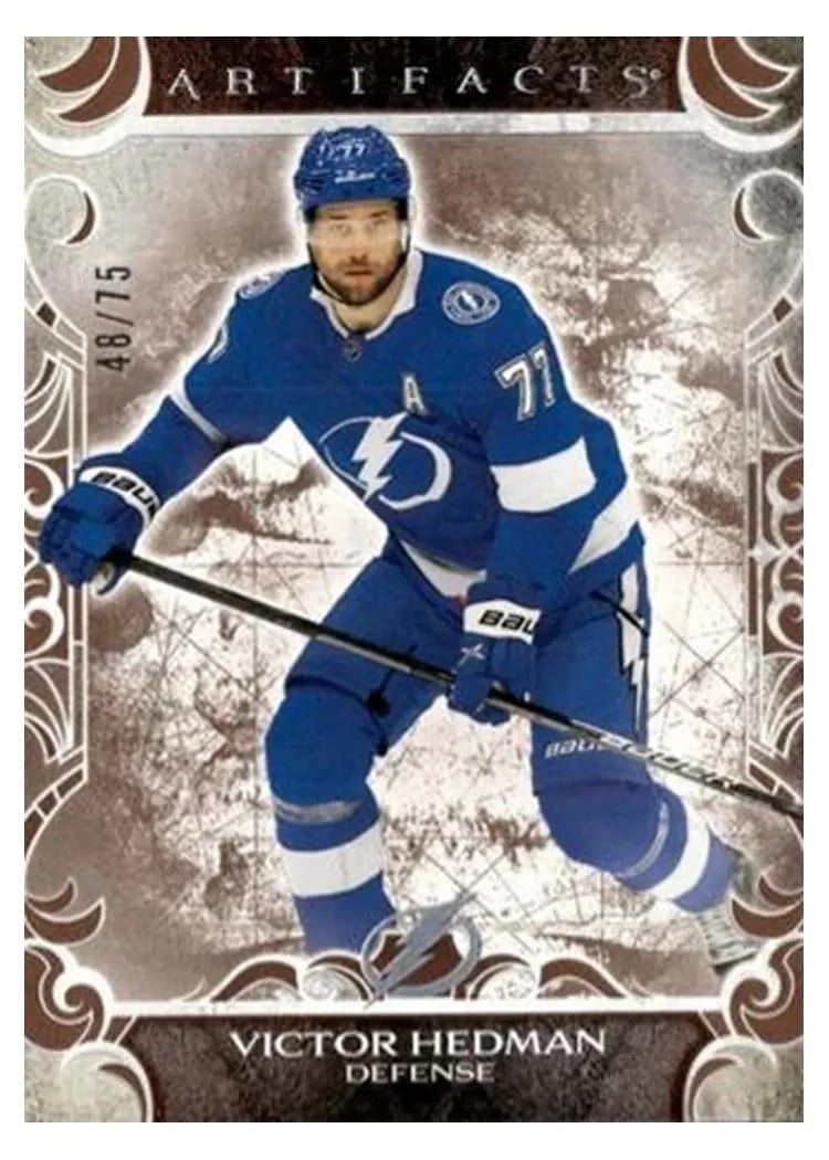 2024-25 Upper Deck Artifacts Base Set Victor Hedman #4 card