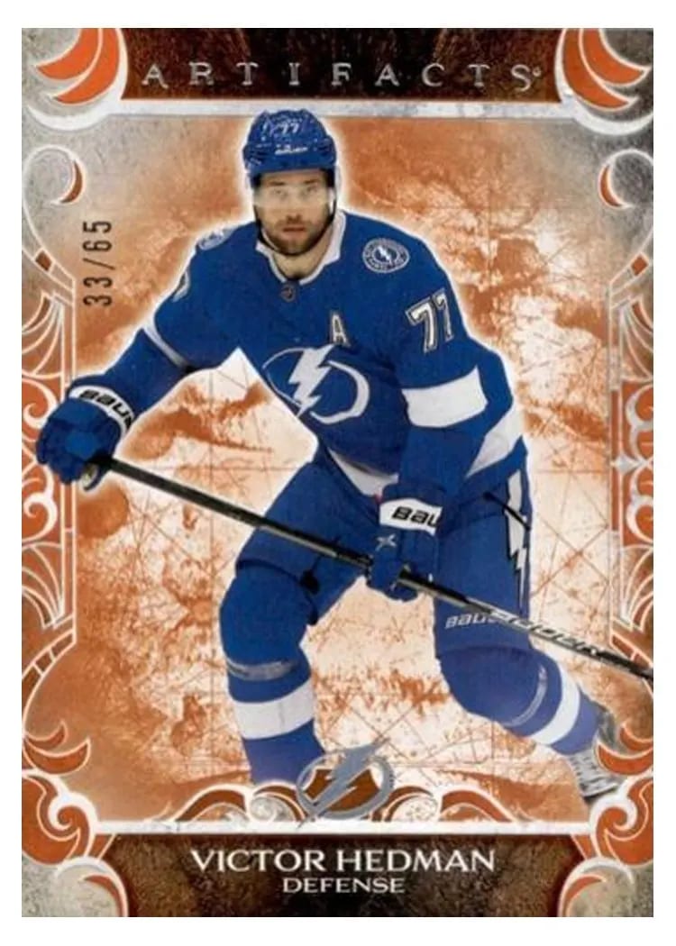 2024-25 Upper Deck Artifacts Base Set Victor Hedman #4 card