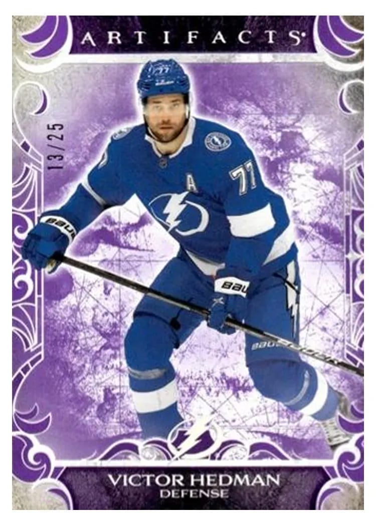 2024-25 Upper Deck Artifacts Base Set Victor Hedman #4 card