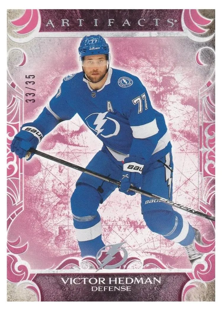 2024-25 Upper Deck Artifacts Base Set Victor Hedman #4 card