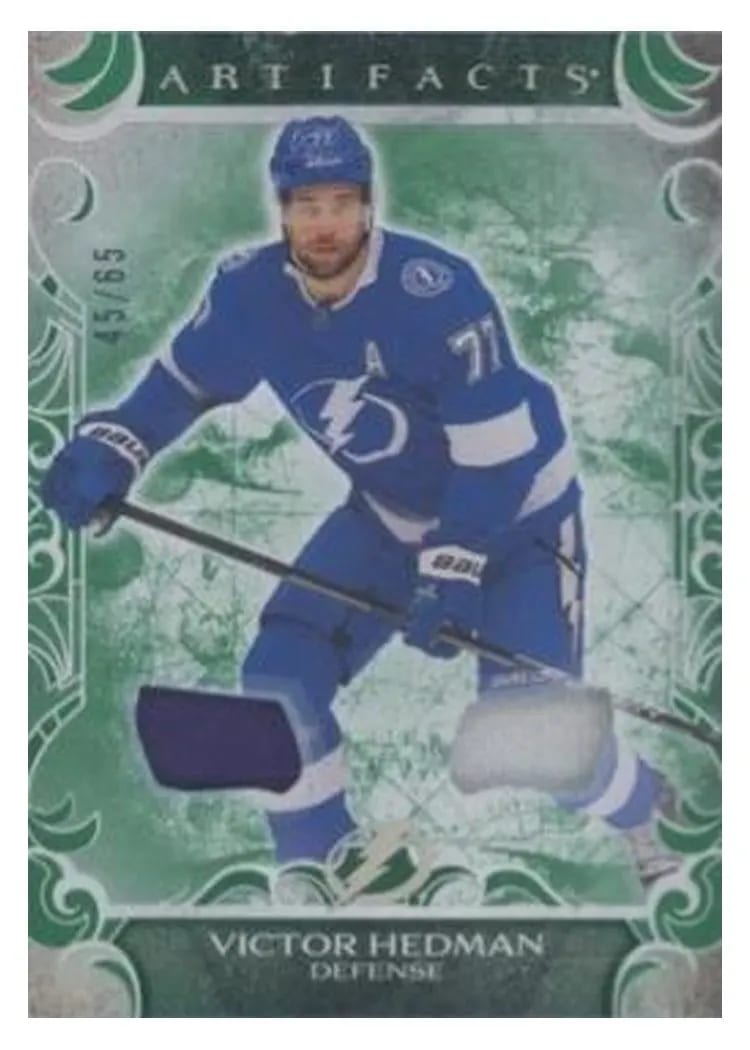 2024-25 Upper Deck Artifacts Base Set Victor Hedman #4 card