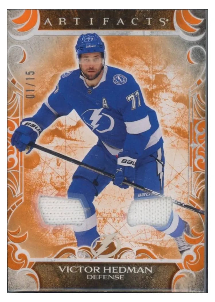 2024-25 Upper Deck Artifacts Base Set Victor Hedman #4 card