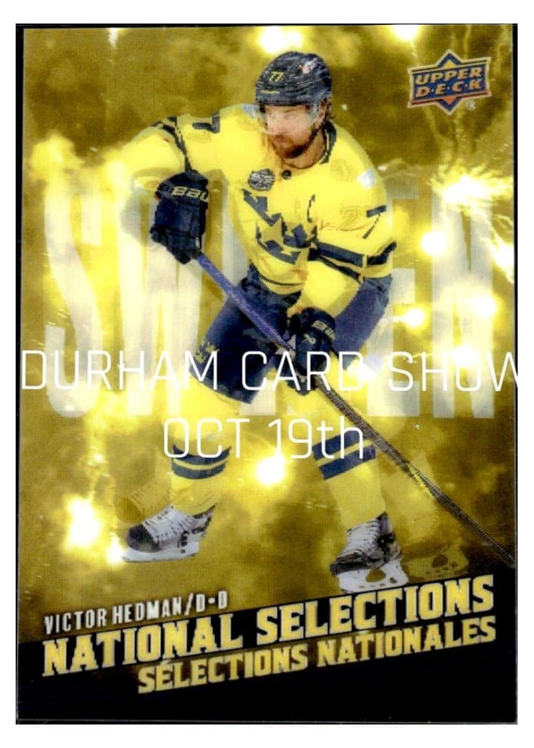 2025-26 Tim Hortons Collectors Series National Selections Victor Hedman #NS-7 card