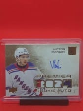 2024-25 Upper Deck Premier Premier Rookie Auto Jersey Victor Mancini #PRA-VM card