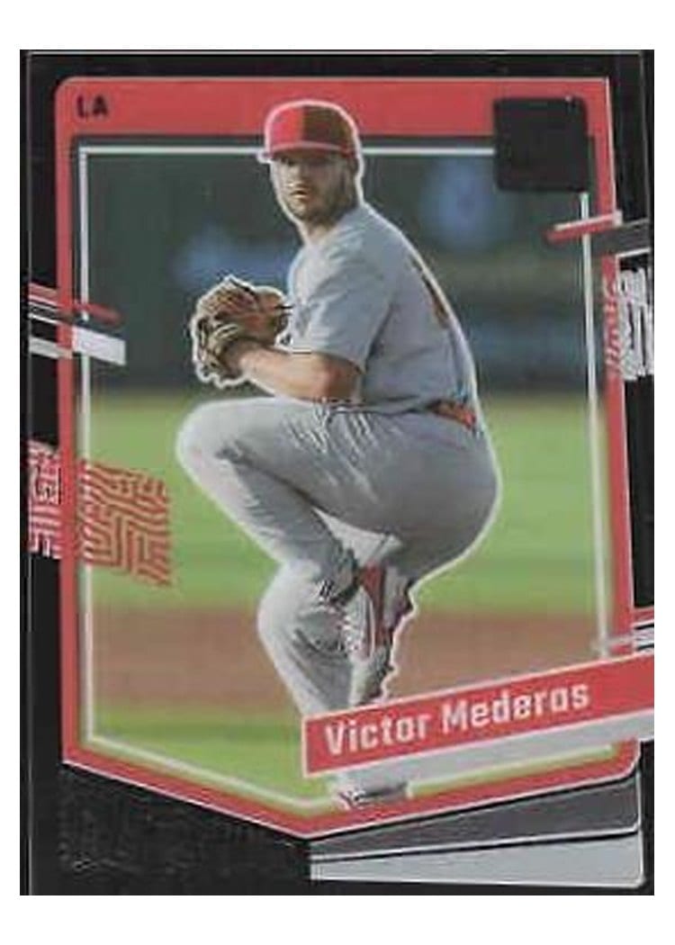 2023 Panini Chronicles Clearly Donruss Victor Mederos #17 card