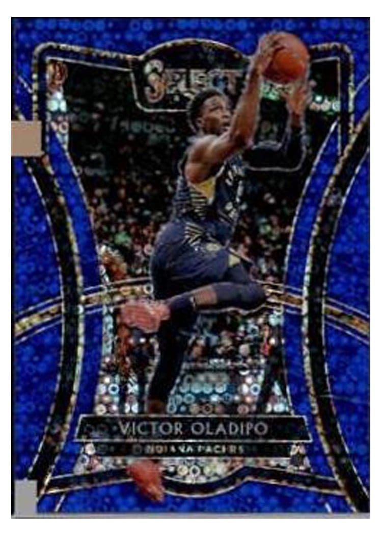 2019-20 Panini Select Base Set Victor Oladipo Blue Disco Prizm #179 card