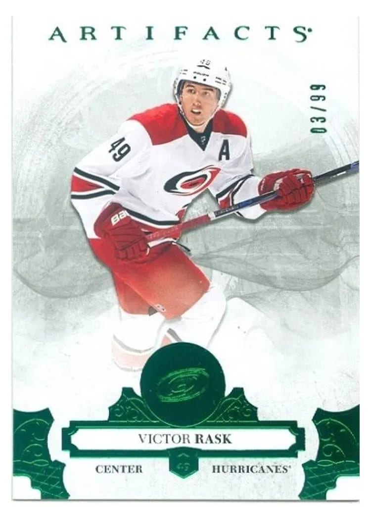 2017-18 Upper Deck Artifacts Base Set Victor Rask #13 card