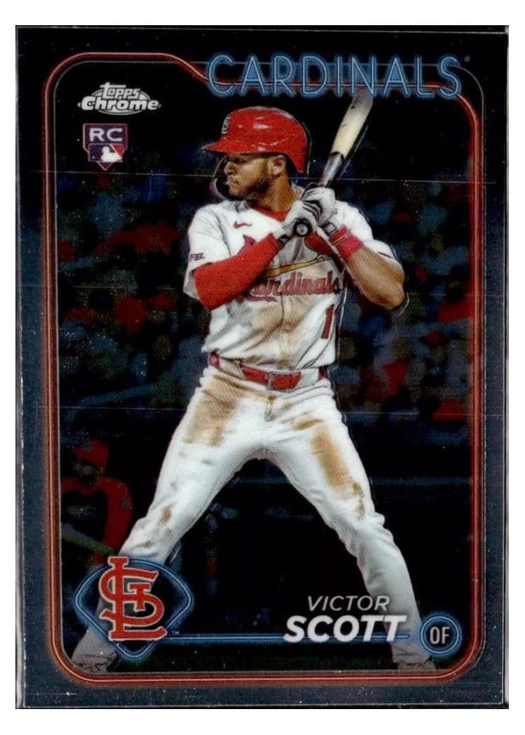 2024 Topps Chrome Base Set Victor Scott #251 card