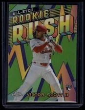 2024 Topps Chrome Update All-Etch Rookie Rush Victor Scott II #CAERU-11 card