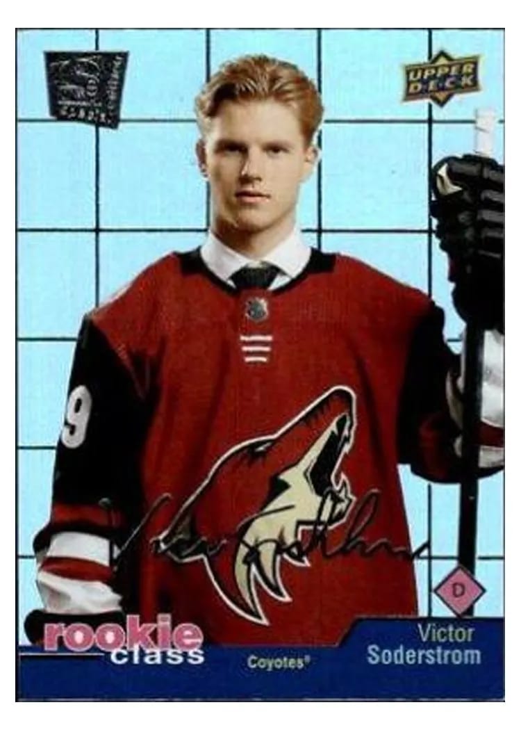 2020 Upper Deck Rookie Class Se Victor Soderstrom #RC-17 card