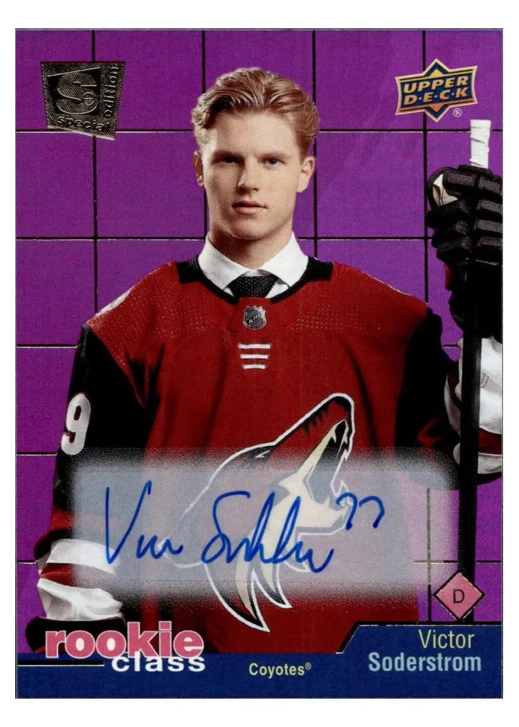 2020 Upper Deck Rookie Class Se Victor Soderstrom #RC-17 card