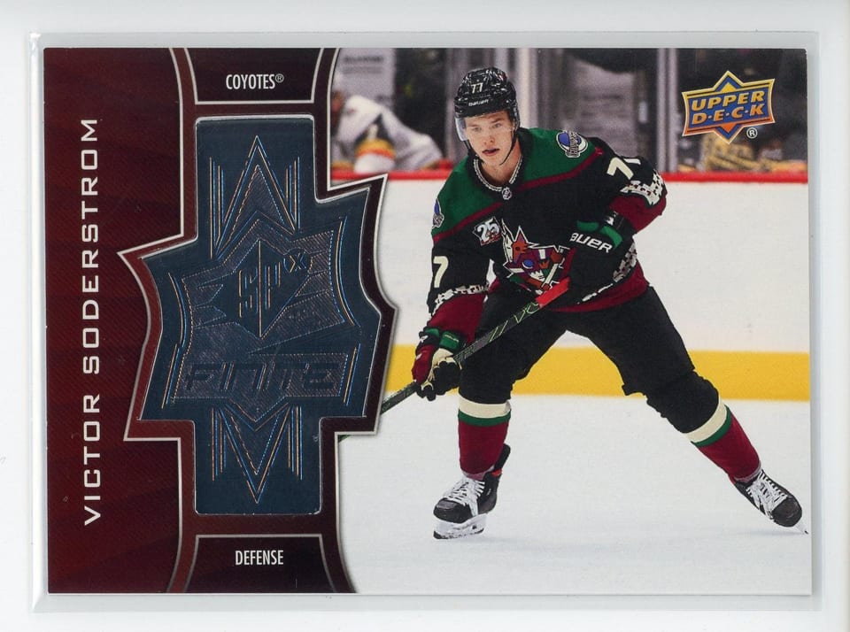 2020 Upper Deck SPx Finite Victor Soderstrom #SF-32 card
