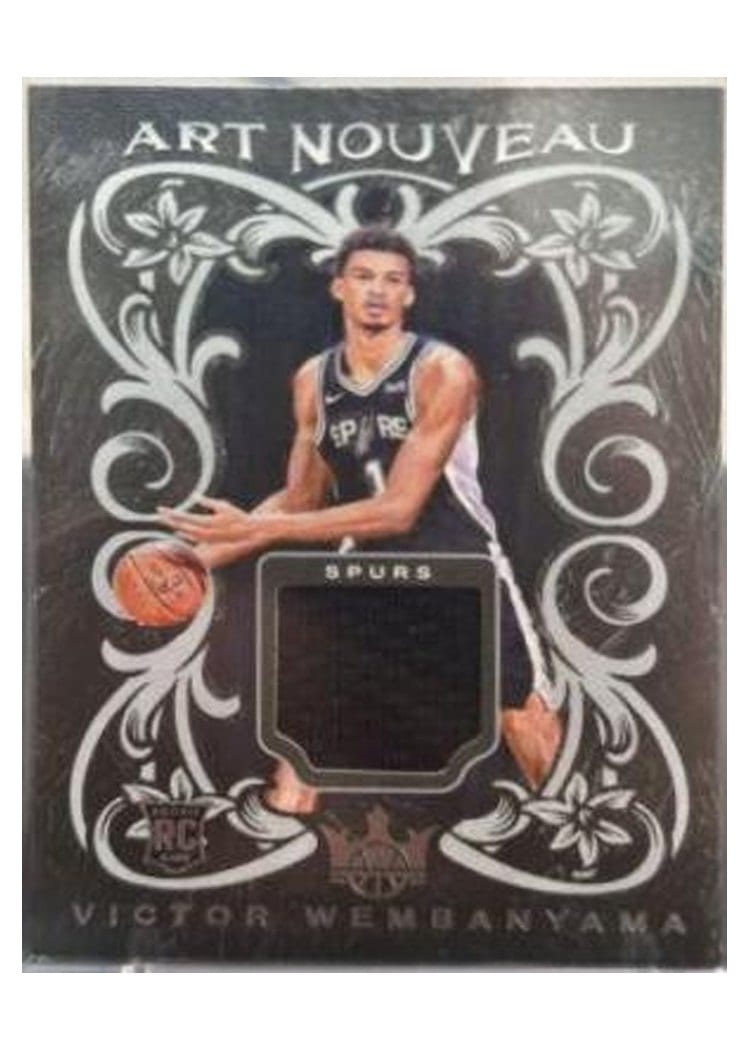 2023-24 Panini Court Kings Art Nouveau Relics Victor Wembanyama #AN-WEM card
