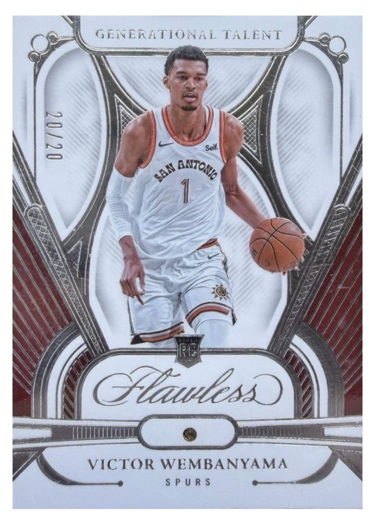 2023-24 Panini Flawless Generational Talent Victor Wembanyama #97 card