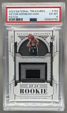 2023-24 Panini National Treasures Victor Wembanyama Patch /99 #154 card