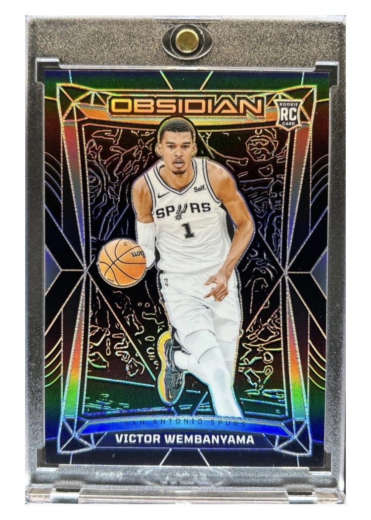 2023-24 Panini Obsidian Base Set Victor Wembanyama #9 card