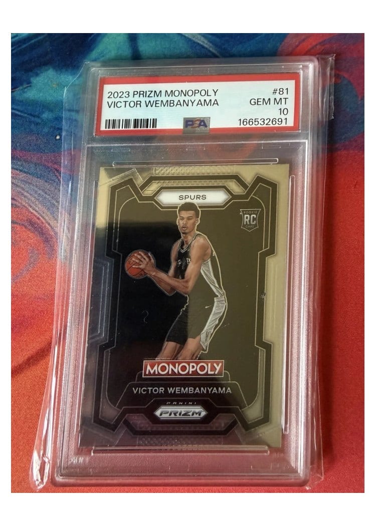 2023-24 Panini Prizm Monopoly Base Set Victor Wembanyama #81 card